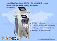 Πολλών χρήσεων 4 σε 1 μηχανή λέιζερ ND Yag Elight IPL RF αφαίρεσης τρίχας αφαίρεσης δερματοστιξιών