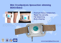 Μίνι εγχώριας χρήσης ομορφιάς συσκευών Cryolipolysis μηχανή Cryotherapy μηχανών μαξιλαριών παγώματος παχιά