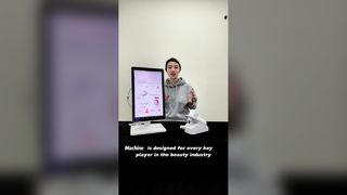 2in1 3 Spectrum Imaging 8Mp μεγεθυνόμενη 50 φορές Κάμερα Ai Συσκευή αναλυτή δέρματος και τριχωτού της κεφαλής