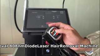 Μηχάνημα αποτρίχωσης με λέιζερ Pico Laser Nd Yag Carbon Peeling Tattoo Removal 808nm