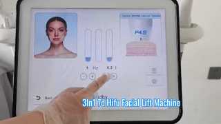 3 σε 1 Γυναικείο Σφίξιμο Δέρματος Σφίξιμο Σώματος Χαλινάρισμα Φώτισμα 7D Hifu