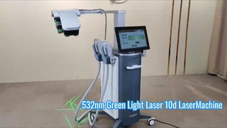 532 Nm Green Light Laser Red Light 10d Laser Reduction Fat Abdominal Machine Ems