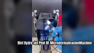 9in1 Hydro Co2 Bubble Oxygen Jet Peel Skin Rejuvenation RF Μηχανή μικροδερμοαπόξεσης