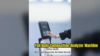 Μηχάνημα Ανάλυσης Σύστασης Σώματος με Ηλεκτρόδια 8 Σημείων για Μέτρηση Λίπους