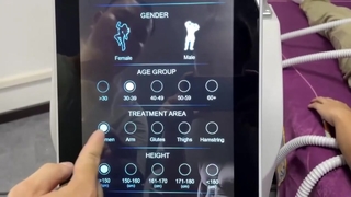 Νέο RF Laser Μαγνητικός διεγερτής Μυϊκή οικοδόμηση Σώμα Σκιπτογράφος Μηχανή