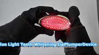 Mini LED Photon Therapy Red Blue Light Συσκευή λεύκανσης δοντιών κατά των ρυτίδων των χειλιών Lip Plumper