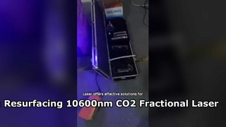 Μηχανή λέιζερ Fractional Co2 60W Skin Resurfacing Vaginal Tightening Tube 10600nm