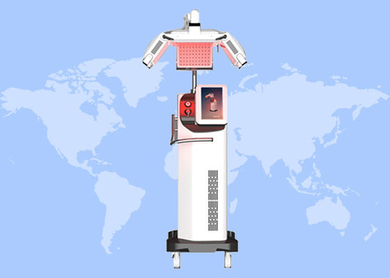 660nm μηχανή HR208 θεραπείας λέιζερ μηχανών αύξησης τρίχας διόδων εξουσιοδότηση 1 έτους