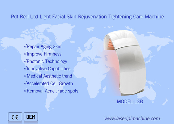 Φορητό 640nm πολύχρωμο Pdt Led Light Therapy Μηχανή για τη φροντίδα του σώματος