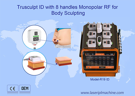 CE Rf Beauty Equipment 2mhz μείωσης λίπους φορητό Trusculpt ID