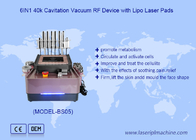 6in1 Rf Υπερήχθη Καβιτατική Μηχανή Χαλαρώματος Σώματος Δερματικό Σφίξιμο Φώτισης 40k 80k