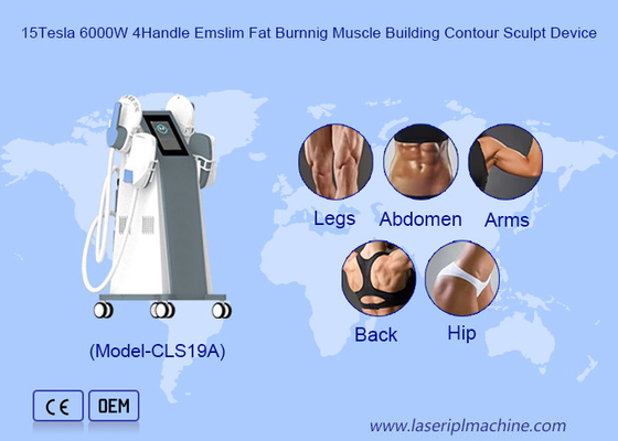 Υψηλής συχνότητας EMS Slimming Ηλεκτρομαγνητική EMS Shaping Sculpting Machine για τα μπούτια