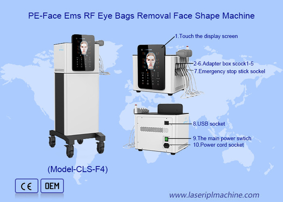 Η μηχανή EMS Microcurrent Face Lifting Σφίγγει τα μάγουλα Σφίγγει το δέρμα με το πρόσωπο και το σώμα