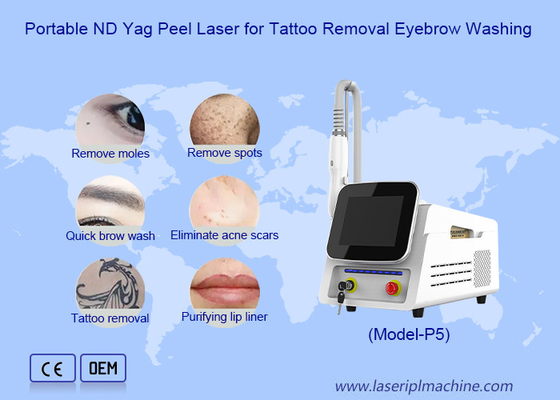 Φορητό 3 μήκους κύματος Picosecond Nd Yag Laser για την αφαίρεση χρωστικών