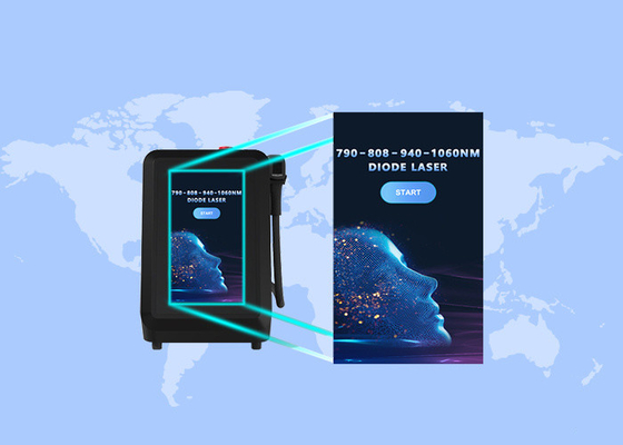 808nm 790nm 1060nm 940nm Διοδικός Λαζερικός Μηχανισμός για Λευκανισμό του Δέρματος και Αποτρίχωση