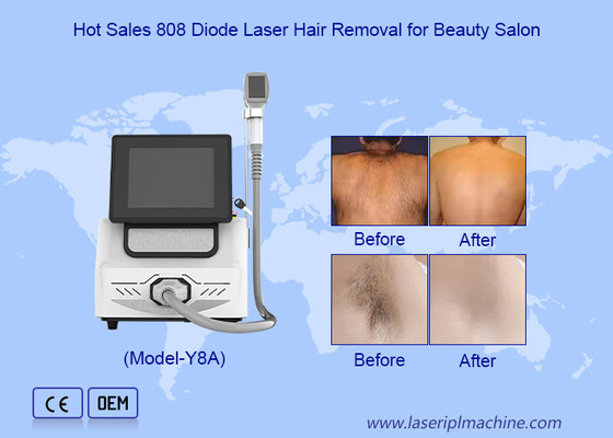 Αποτελεσματικός αποτρίχωσης 1200W-1600W Epilator 808nm Diode Laser Machine