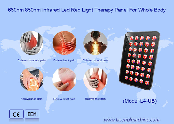 Φορητό ασύρματο 620 nm Led Light Therapy βελτίωση του ύπνου LED Light Panel