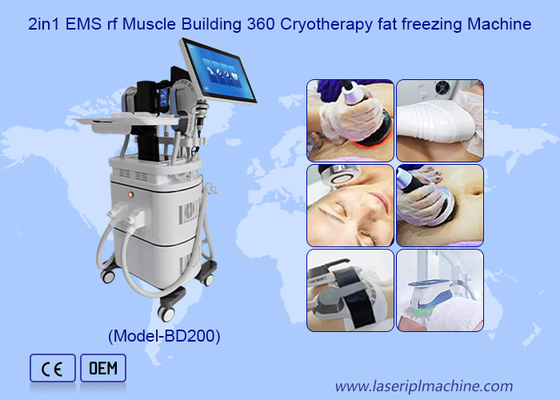 ΕΜΣ RF Μυϊκή οικοδόμηση 40k Cavitation 360 κρυοθεραπεία λίπος κατάψυξη Μηχανή