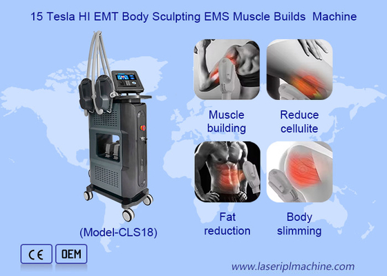 15 Tesla Hi Emt Machine Ems Μυϊκός διεγερτής Σώμα Χαλάρωση λίπους