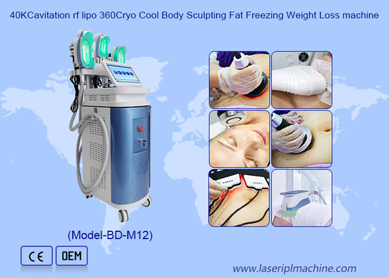 40K Cavitation RF Lipo 360 Cryo Cool Body Sculpting Fat Freezing Μηχανή απώλειας βάρους