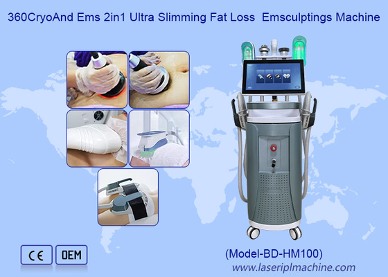 40K Cavitation Ultra Slimming Ems 2 σε 1 Σκουπτούρα Σώματος 360 Cryo Machine