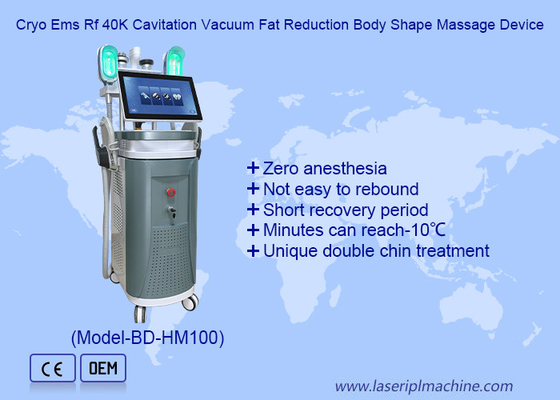 360 Cryo Plus 40K RF Vacuum EMS Απώλεια βάρους Δέρμα Σκληροποίηση 360 Cryolipolysis και Emslim