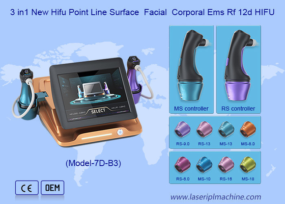 8Κάρτριτζ 10000Shots Ultra Micro Pulsed Ultrasonic Ems Rf 12D Hifu Μηχανή