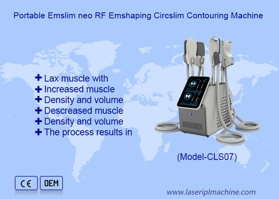 Μη επεμβατικό 4 χειροπέδες Hi Emt Body Slimming Fat Burner Rf Ems Μηχανή Μυαλικής Γλυπτικής