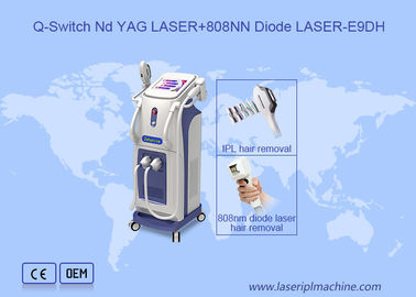 Πολυλειτουργική μηχανή ομορφιάς IPL 808nm Diode Laser αποτρίχωσης μαλλιών
