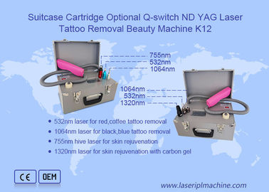 10ns 1064nm 5Hz Q Switch Λέιζερ βαλίτσα φυσίγγιο εξοπλισμός αφαίρεσης τατουάζ