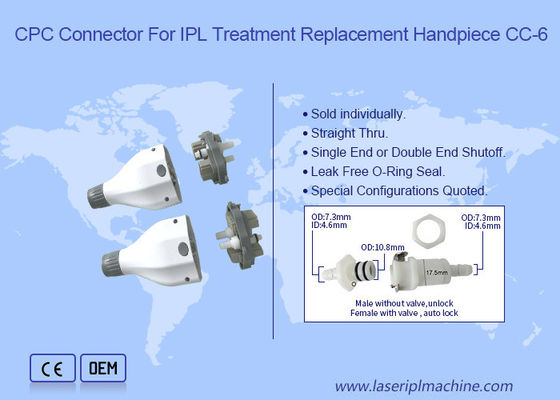 Εξαφάνιση μαλλιών Ε Light OPT IPL Handle Cpc Plug IPL Handpiece CC-6