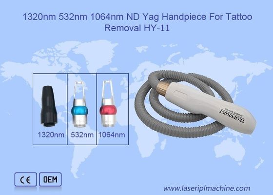 Χειροκίνητη απομάκρυνση τατουάζ 1320nm 532nm 1064nm Nd Yag Laser Handpiece