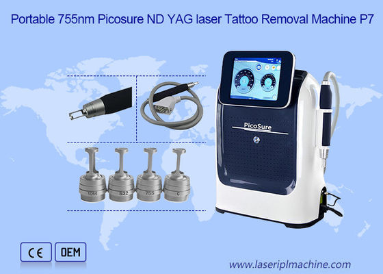 Μικρο-Πικοσκόντο Πικοσκόντο Nd Yag Laser Machine 755nm 1200w Μεγάλη ισχύς