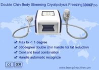 Διπλή μηχανή αδυνατίσματος σώματος 0.2kw Cryolipolysis πηγουνιών