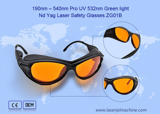 190nm 540nm CE OD4 Nd YAG Pro UV 532nm 1064nm Ipl Λάζερ Γυαλιά