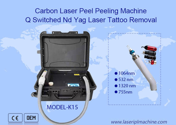 532nm 1064nm 1320nm Q Switch Nd Yag Mini Sapphire Ruby Laser Machine Απομάκρυνσης Τατουάζ