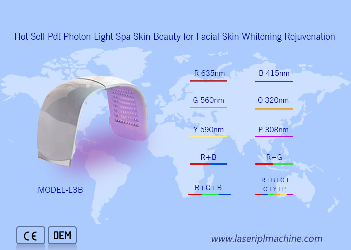Ζεστή πώληση Pdt Photon Light Spa Ομορφιά του δέρματος για λευκασμό του προσώπου