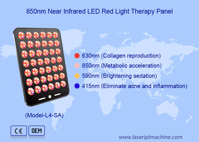 Οικιακή χρήση 168pcs LED για τη φροντίδα του δέρματος Απομάκρυνση ακμής LED κόκκινο φως θεραπευτική συσκευή