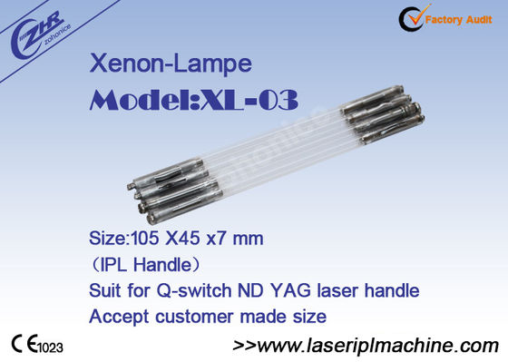 Καλή τιμή 7mm Dia Nd Yag Laser Ipl Xenon Flash Lamp Suit για χειριστή λέιζερ Qswitch ND YAG σε απευθείας σύνδεση