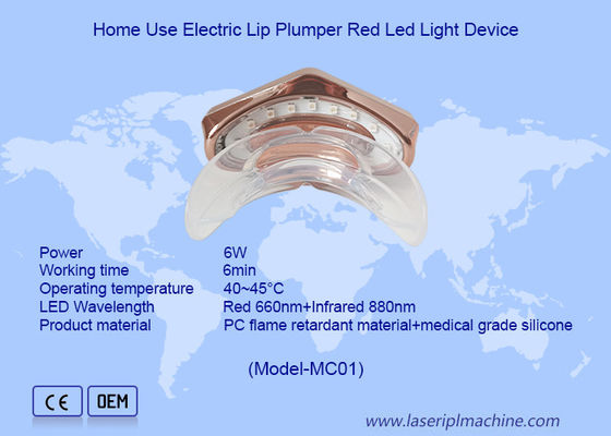 Καλή τιμή Μίνι τύπου LED συσκευή θεραπείας κόκκινου φωτός USB φόρτιση Σιλικόνη φροντίδα χειλιών σε απευθείας σύνδεση