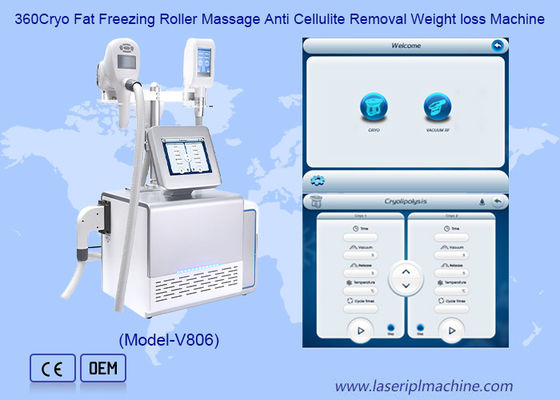 Καλή τιμή 360 Cryo Fat Freezing Roller Massager Μηχανή απώλειας βάρους κατά της κυτταρίτιδας σε απευθείας σύνδεση
