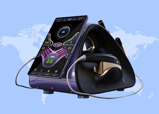 Καλή τιμή Πρόσωπο Y Σώμα Δέρμα Tightening Ράδαρα Γλυπτική Αντιγήρανση Διπλό έλεγχο 12DMax Hifu Μηχανή σε απευθείας σύνδεση