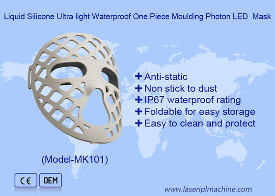 Καλή τιμή Σχεδιασμός Hollow Out Soft Silicone Blue Red Yellow Light Therapy LED Μάσκα προσώπου σε απευθείας σύνδεση