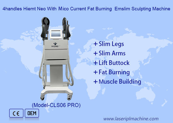 Καλή τιμή 4 Χάνδρες Χτίσιμο μυών HIEMT Ηλεκτρομαγνητικός μυϊκός διεγερτής Μηχανή γλυπτικής σώματος σε απευθείας σύνδεση