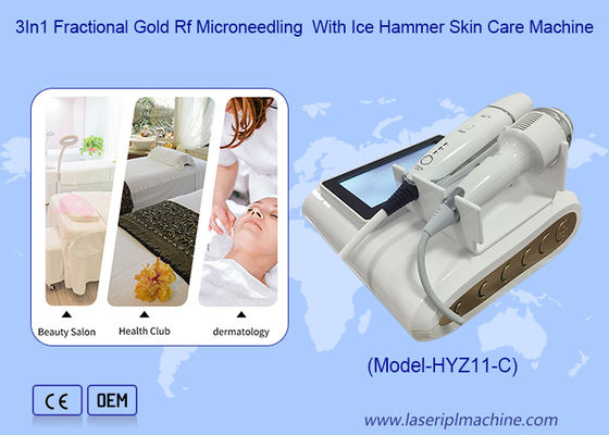 Μηχάνημα περιποίησης δέρματος Anti Aging 2 σε 1 Rf Hifu με Ice Hammer