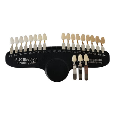 Καλή τιμή Οδηγός σκιάς λευκασμού δοντιών 3D 20 χρώματα σε απευθείας σύνδεση