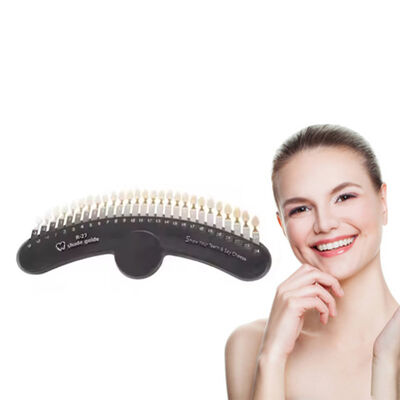 Καλή τιμή Οδηγός σκιάς 3D 27 Χρώματα Δόντια Λευκαίωση Δόντια Λευκαίωση Διάγραμμα οδηγών σκιάς σε απευθείας σύνδεση