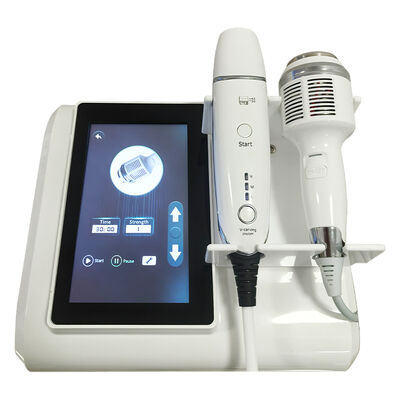 Καλή τιμή RF Hifu Ice Harmmer 2 σε 1 Μηχανή Πολλαπλών Λειτουργιών Αντι-Γουρουνιές σε απευθείας σύνδεση