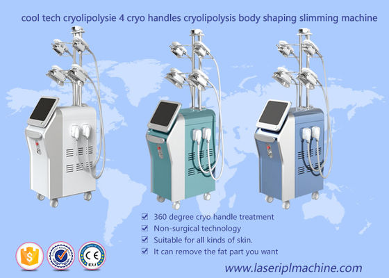 Καλή τιμή Σώμα Shaping Cryolipolysis μηχανή κενού, 4 λαβές Cryolipolysis λίπος πάγωμα αδυνάτισμα μηχάνημα σε απευθείας σύνδεση