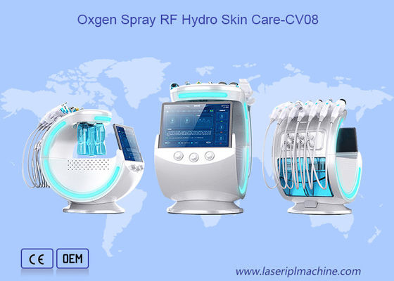 Υδρο μηχανή αναζωογόνησης δερμάτων ψεκασμού RF οξυγόνου για τη φροντίδα δέρματος